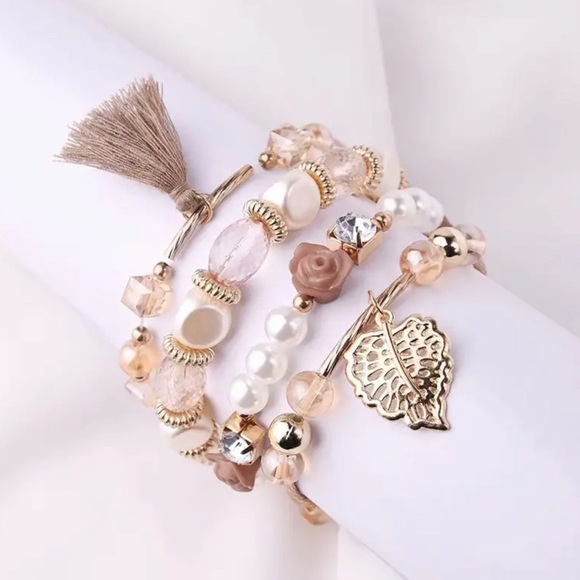 🍉Trending summer Boho style multi bracelet set - Picture 5 of 6